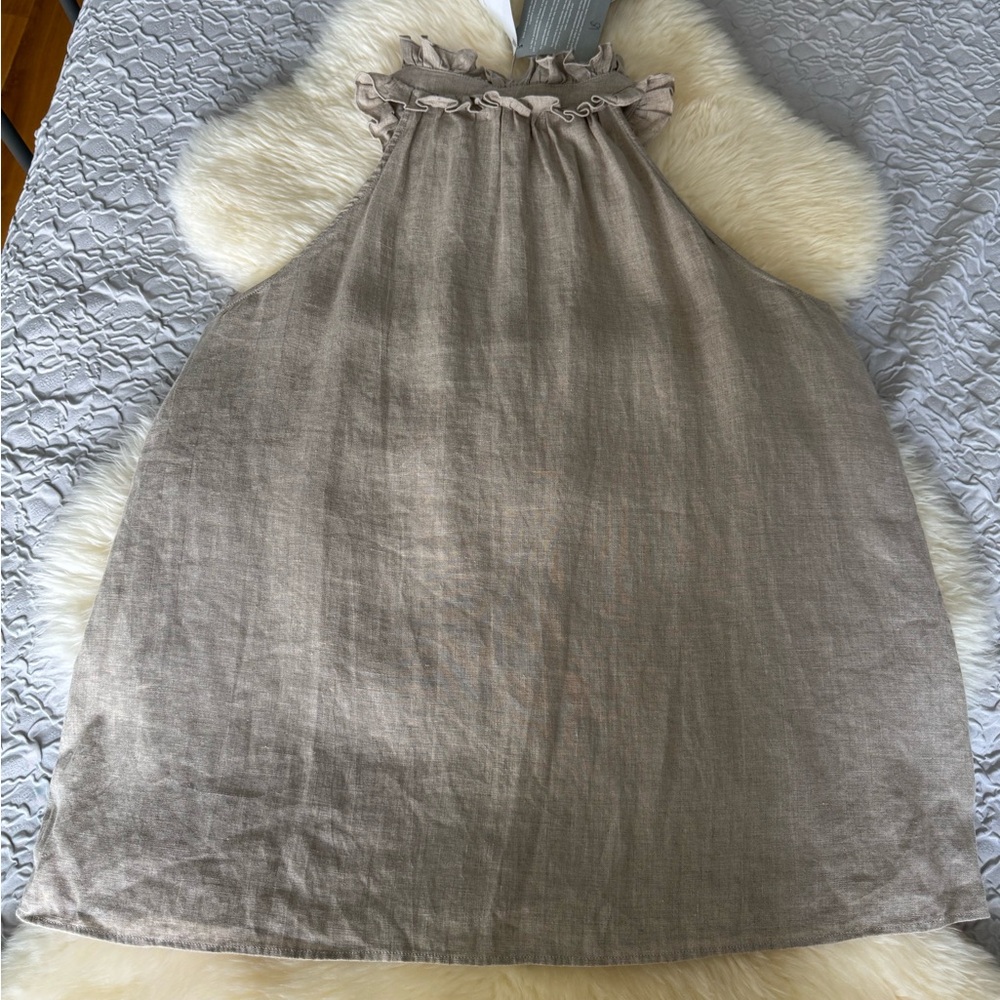 NWT Velia Sierra Linen Sleeves Top Size XS - Picture 7 of 14